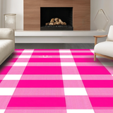 Charming Geometric Smiley Motif(Pink)
