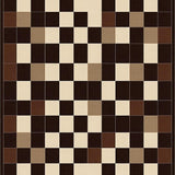 Ultra Soft Area Rug, Non Slip, Stain Resistant, Washable Area Rugs for Living Room, Bedroom, Elegant Brown Beige Area(Brown)