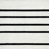 Ultra Soft Area Rug, Non Slip, Stain Resistant, Washable Area Rugs for Living Room, Bedroom, Chic Urban Stripe Rug Featuring Clean Parallel Lines Contemporary Graphic Design(Black)
