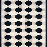 Elegant Black and White Geometric Flow(Black)