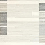 Mid Century Modern Area Light Grey and Beige Geometric(Beige)