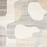 Ultra Soft Area Rug, Non Slip, Stain Resistant, Washable Area Rugs for Living Room, Bedroom, Beige Modern Area Abstract Design(Beige)