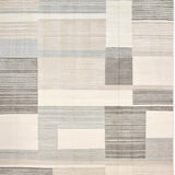 Ultra Soft Area Rug, Non Slip, Stain Resistant, Washable Area Rugs for Living Room, Bedroom, Minimalist Chic Geometric Arrangement(Beige)