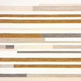 Contemporary Stripe Area Neutral Tone Non Slip Stain Proof(Beige)