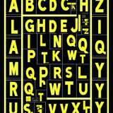 Playful Monochrome Alphabet Aesthetic(Yellow)