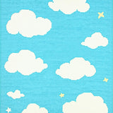Gentle Cloudy Imagery for Kids(Blue)