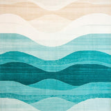 Chic Aqua and Ivory Color Fusion(Blue)