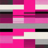 Ultra Soft Area Rug, Non Slip, Stain Resistant, Washable Area Rugs for Living Room, Bedroom, Stylish Colorful Linear Composition(Pink)
