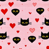 Contemporary Heartfelt Cat Design(Pink)