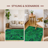 Contemporary Leaf Print(Green)