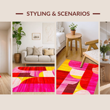 Dynamic Artistic Multi Tone Layout(Red)