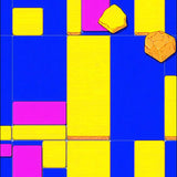 Joyful Brightly Hued Interactive Surface(Blue)