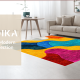 Ultra Soft Area Rug, Non Slip, Stain Resistant, Washable Area Rugs for Living Room, Bedroom, Absorbent Dirt-Resistant Patio Doormat for Summer Lifestyle(Yellow)