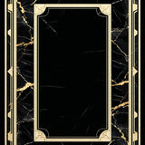 Elegant Marble Inspired Geometry(Black)