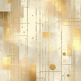 Ultra Soft Area Rug, Non Slip, Stain Resistant, Washable Area Rugs for Living Room, Bedroom, Luxurious Gold Foil Inspired Runner Featuring Sleek Modern Lines(Beige)