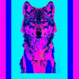 Artistic Whimsical Creature Motif(Blue)