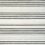 Ultra Soft Area Rug, Non Slip, Stain Resistant, Washable Area Rugs for Living Room, Bedroom, Contemporary Linear Design Area Rug(Black)