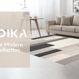 Ultra Soft Area Rug, Non Slip, Stain Resistant, Washable Area Rugs for Living Room, Bedroom, Rustic Randomized Colorful Patterns(Gray)