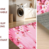 Ultra Soft Area Rug, Non Slip, Stain Resistant, Washable Area Rugs for Living Room, Bedroom, Tranquil Soft Color Palette(Pink)
