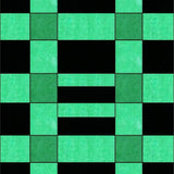 Artistic Distorted Checkerboard Visual Appeal(Green)
