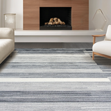 Ultra Soft Area Rug, Non Slip, Stain Resistant, Washable Area Rugs for Living Room, Bedroom, Luxurious Textured Paw Print Theme(Gray)