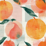 Ultra Soft Area Rug, Non Slip, Stain Resistant, Washable Area Rugs for Living Room, Bedroom, Peach Inspired Area Rug Blush Orange Green White Artistic Design(Orange)