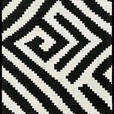 Ultra Soft Area Rug, Non Slip, Stain Resistant, Washable Area Rugs for Living Room, Bedroom, Bold Black & White Chevron Weave Rug Geometric Porch Decor(Black)