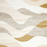 Contemporary Elegant Flowing Shapes(Beige)