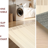 Ultra Soft Area Rug, Non Slip, Stain Resistant, Washable Area Rugs for Living Room, Bedroom, Sleek Contemporary Beige Textural Harmony(Beige)