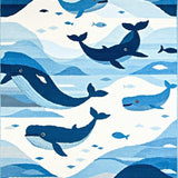 Brightly Colored Oceanic Adventure Design(Blue)