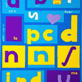 Colorful Numbers and Shapes Arrangement(Blue)