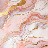 Contemporary Gold Veined Texture(Pink)