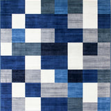 Bold Colorful Geometric Statement(Blue)