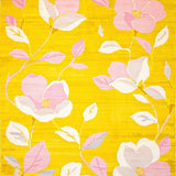 Bright Floral Circular Accent(Yellow)