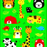 Ultra Soft Area Rug, Non Slip, Stain Resistant, Washable Area Rugs for Living Room, Bedroom, Joyful Illustrative Playful Scene(Yellow)