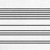Minimalist Chic Featuring Contrasting Linear Stripes(White)