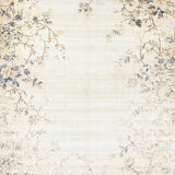 Artistic Floral Abstract Fusion(Beige)