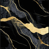 Contemporary Elegant Marble Influence(Black)
