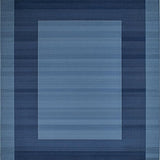 Ultra Soft Area Rug, Non Slip, Stain Resistant, Washable Area Rugs for Living Room, Bedroom, Modernist Gray Pattern Fusion(Blue)