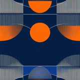 Eclectic Colorful Modern Texture Blend(Blue)