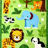 Bright Eclectic Wildlife Composition(Green)