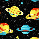 Ultra Soft Area Rug, Non Slip, Stain Resistant, Washable Area Rugs for Living Room, Bedroom, Bright Interstellar Learning Theme(Yellow)