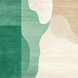 Elegant Tidal Wave Motif(Beige)