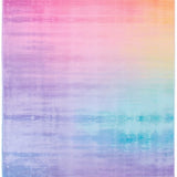 Ultra Soft Area Rug, Non Slip, Stain Resistant, Washable Area Rugs for Living Room, Bedroom, Vibrant Colorful Starburst Design(Pink)