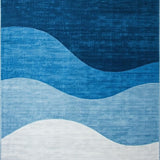 Artful Ombre Cloud Design(Blue)