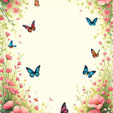 Delicate Butterfly Blossom Arrangement(White)