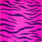 Vibrant Playful Tiger Print(Pink)