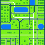 Lively Street Map Educational Visual(Green)