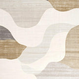 Ultra Soft Area Rug, Non Slip, Stain Resistant, Washable Area Rugs for Living Room, Bedroom, Elegant Abstract Area with Surface Design(Beige)