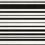 Ultra Soft Area Rug, Non Slip, Stain Resistant, Washable Area Rugs for Living Room, Bedroom, Handcrafted Monochromatic Striped Rug with Alternating Bands(Black)